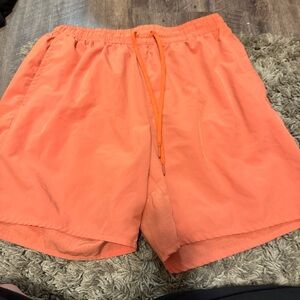 Men's Orange Shorts